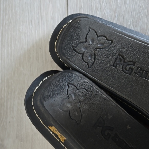 Alegria Women's Floral Slide Sandals - Black and Pink Platform Sz 38/8-8.5 - Picture 10 of 15